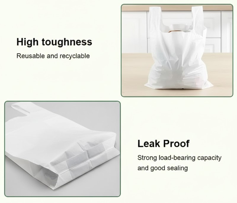 Features of White T-Shirt Bags Features of White T-Shirt Bags